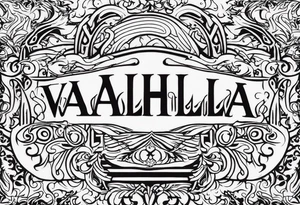 Valhalla  steps fire tattoo idea