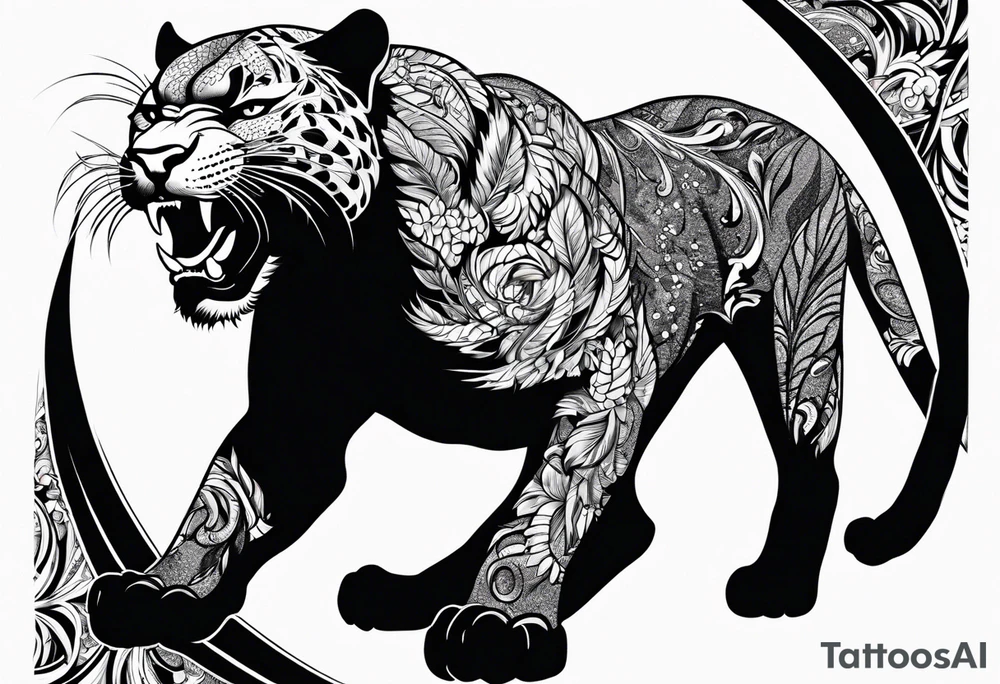 panther tattoo idea