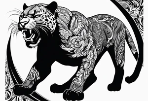 panther tattoo idea