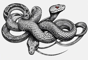 snake wrapping around entire arm starting at the shoulder tattoo idea