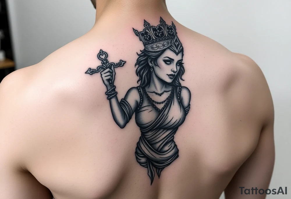 La dama de la justicia ♎ tattoo idea