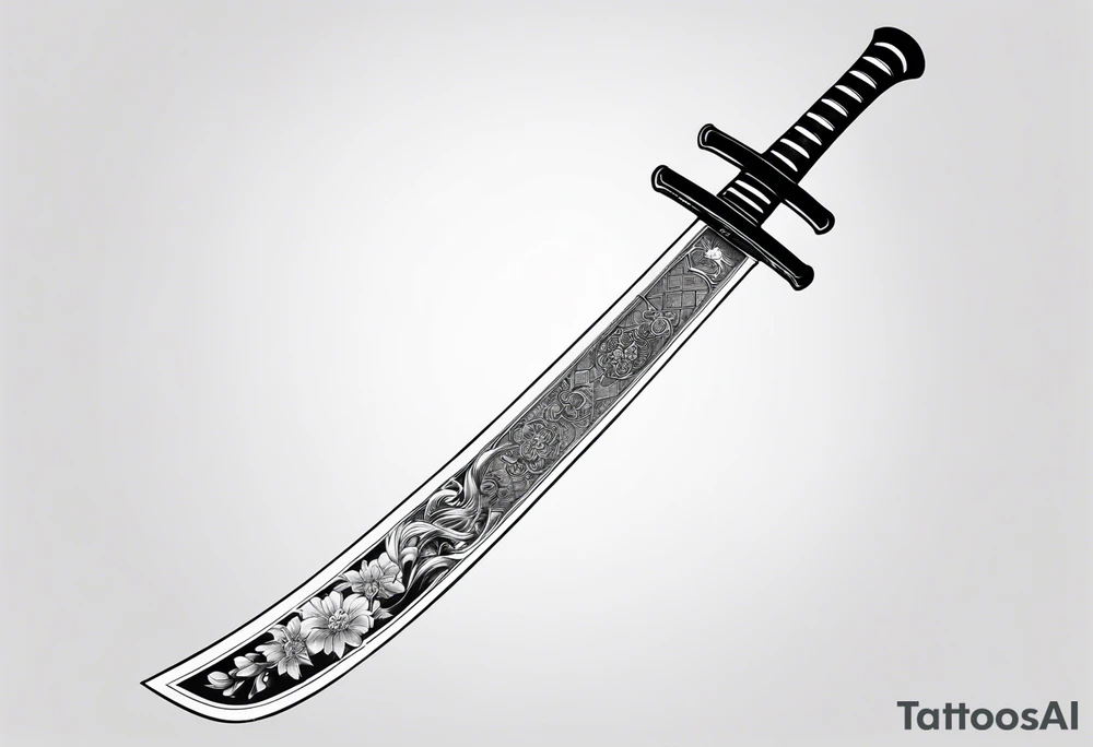 Katana tattoo idea