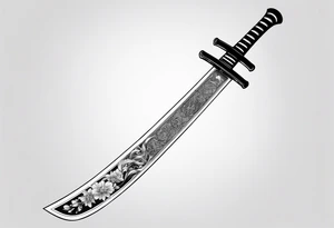 Katana tattoo idea