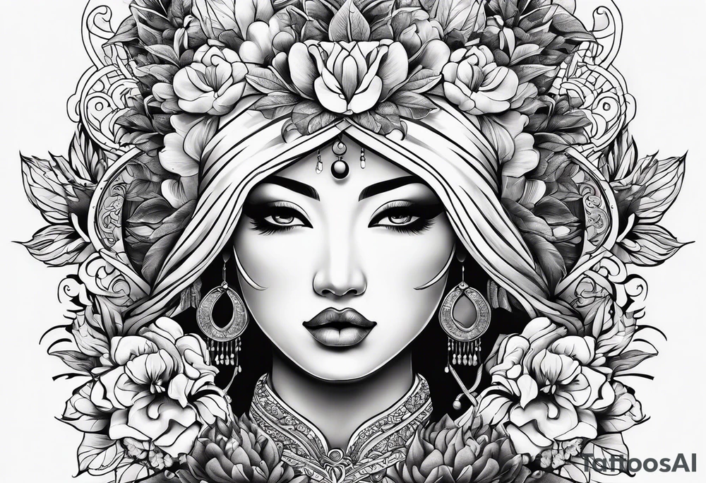 Freedom and peace and love tattoo idea