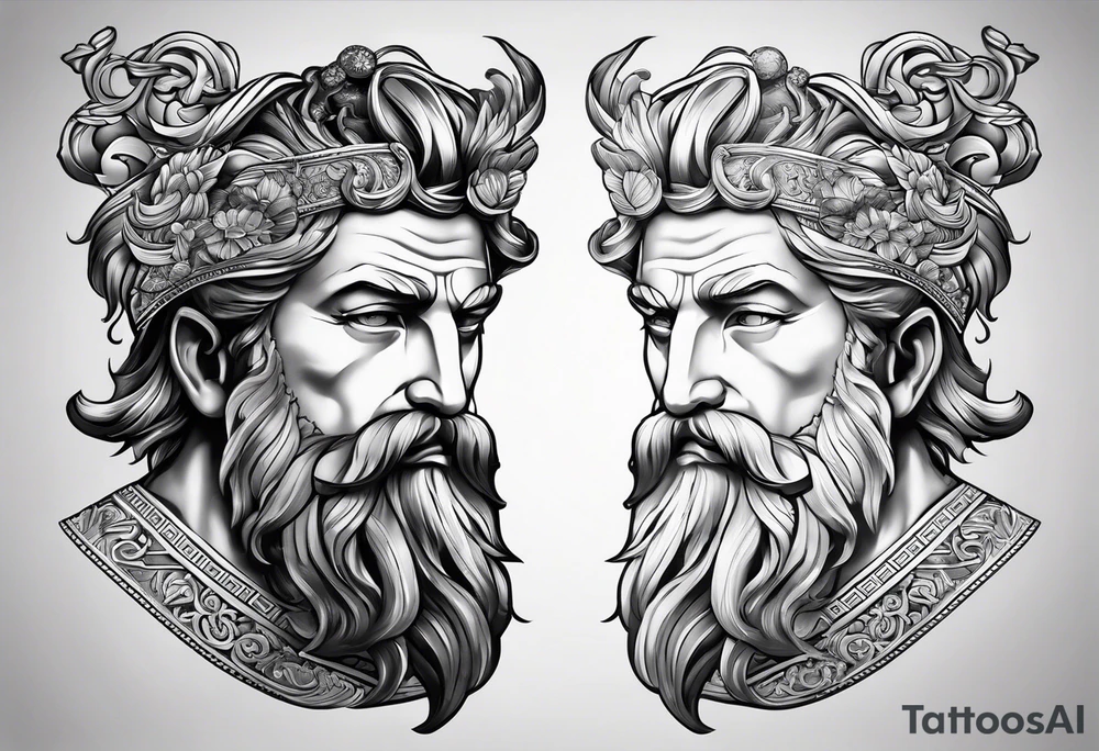 greek god tattoo idea