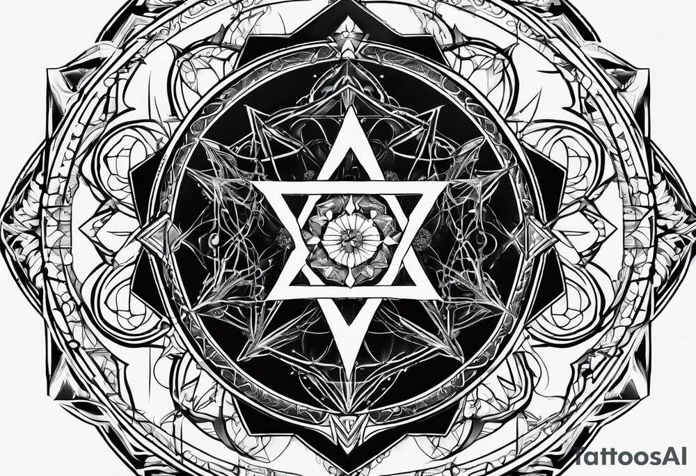 Metatron's cube tattoo idea