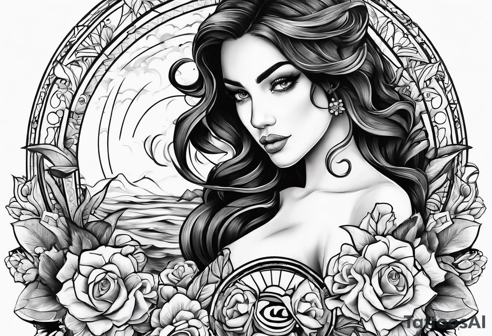 Something inspired by Spanish, Portuguese and English tattoo idea