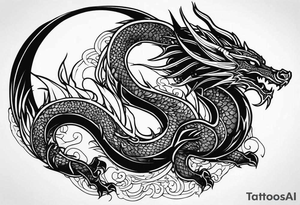 Dragon tattoo idea