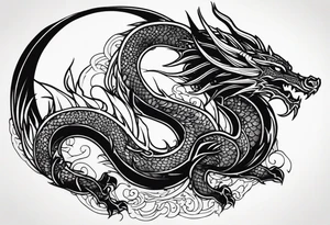 Dragon tattoo idea