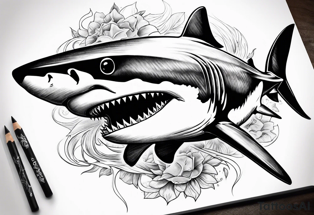 Shark tattoo idea