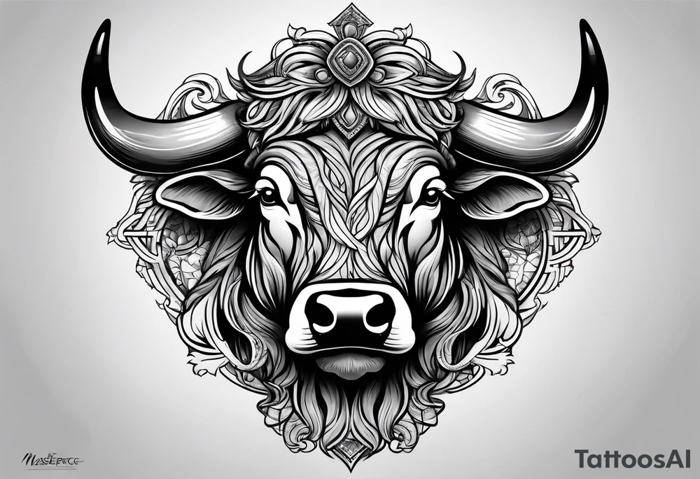 bull tattoo idea
