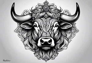 bull tattoo idea