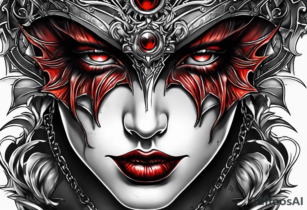 Vampire tattoo design tattoo idea