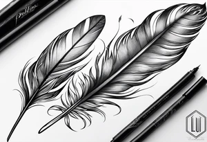 Lumos Phoenix feather tattoo idea