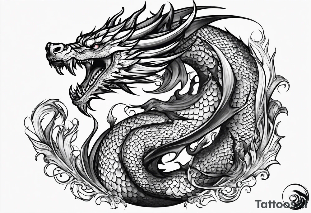 Drache tattoo idea