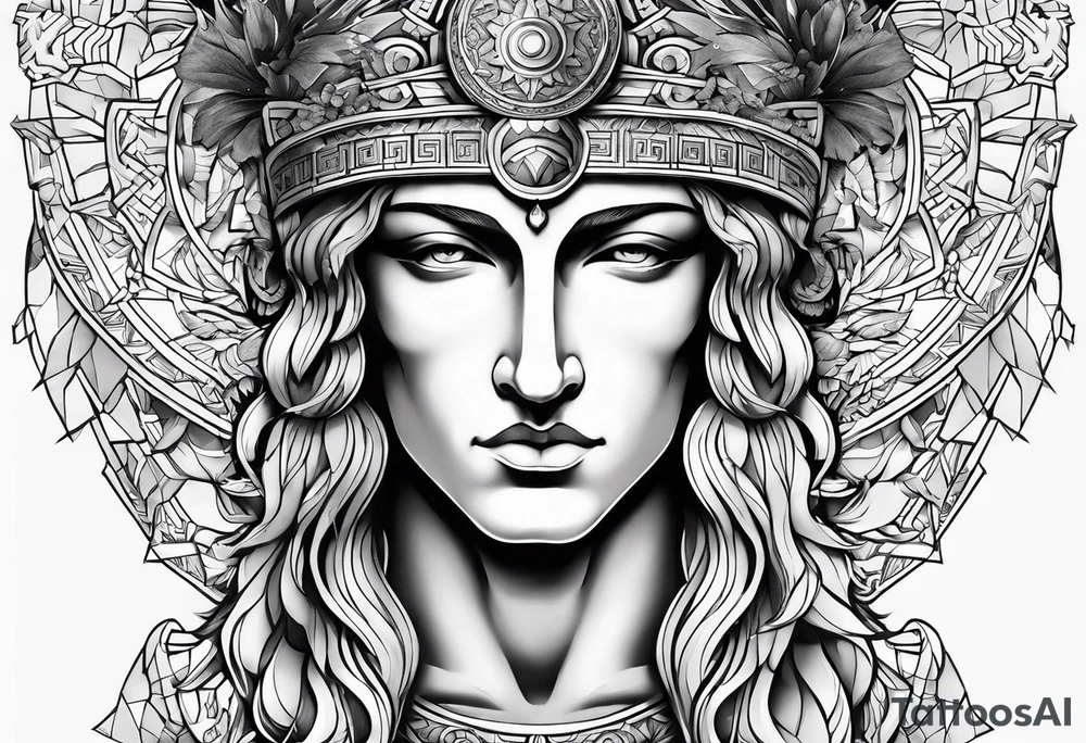 greek god tattoo idea