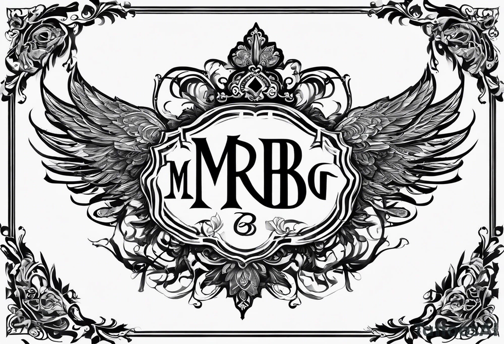 letters: "MRBG" underlined, equally separated
simple, clear, plain, unadorned, no background tattoo idea letters: "MRBG" underlined, equally separated
simple, clear, plain, unadorned, no background tattoo idea