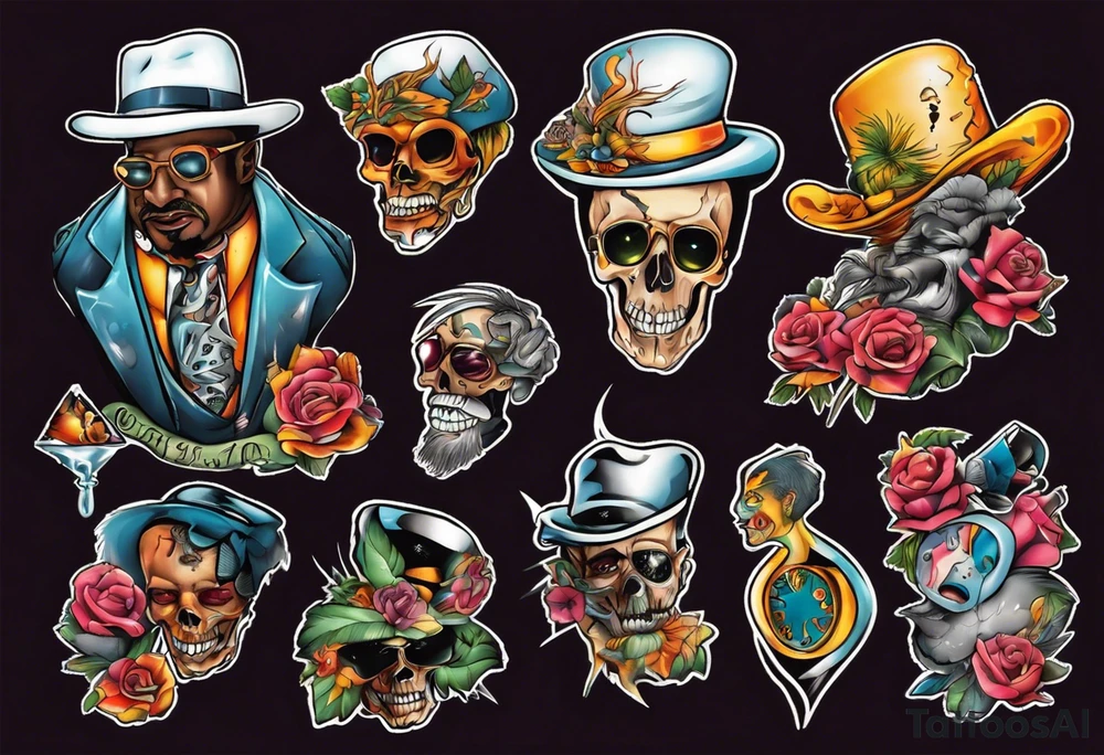 Pimp Named Slickback tattoo idea