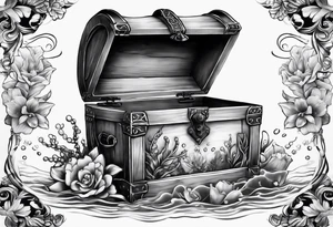 Full treasure chest
Feminine
Underwater tattoo idea