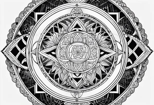 Sacred geometry, Pisces tattoo idea