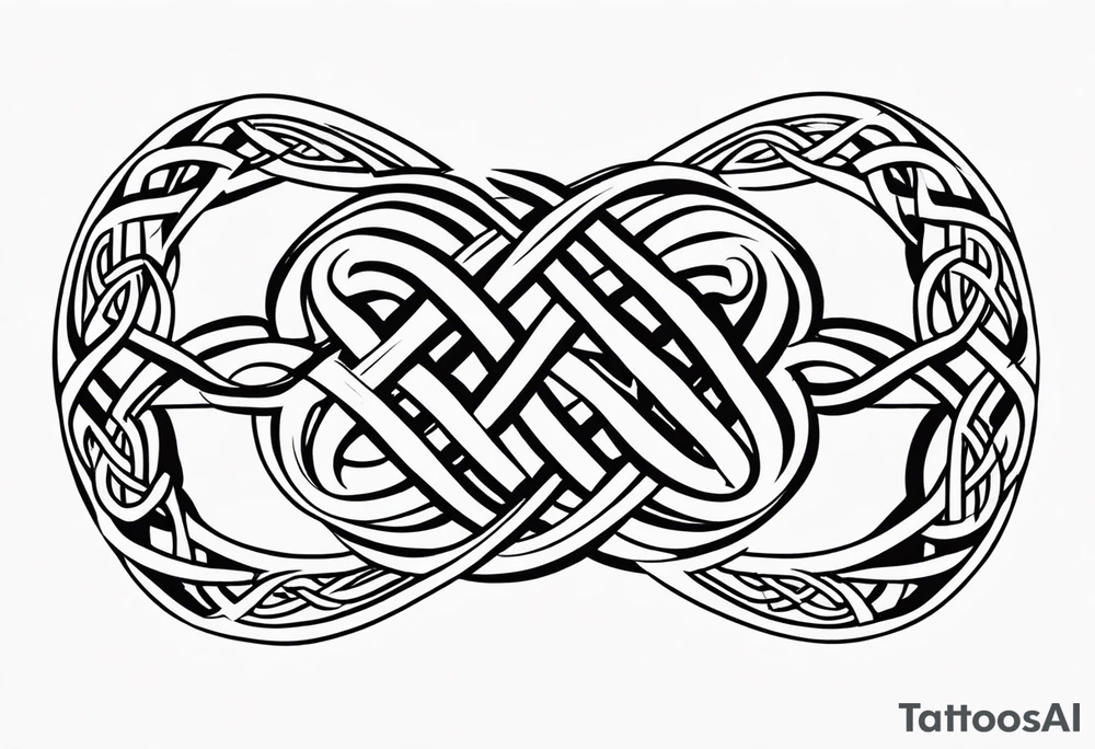 Celtic knot design. tattoo idea