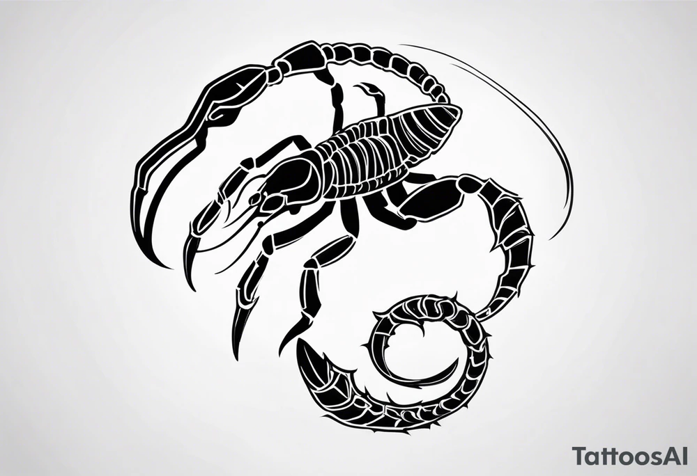 small Julia scorpion tattoo idea