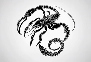 small Julia scorpion tattoo idea