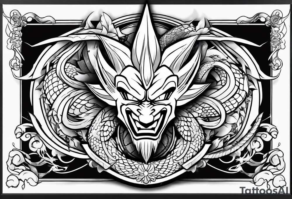 dragonball z tattoo idea