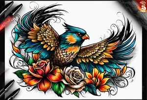 Full back tattoo idea