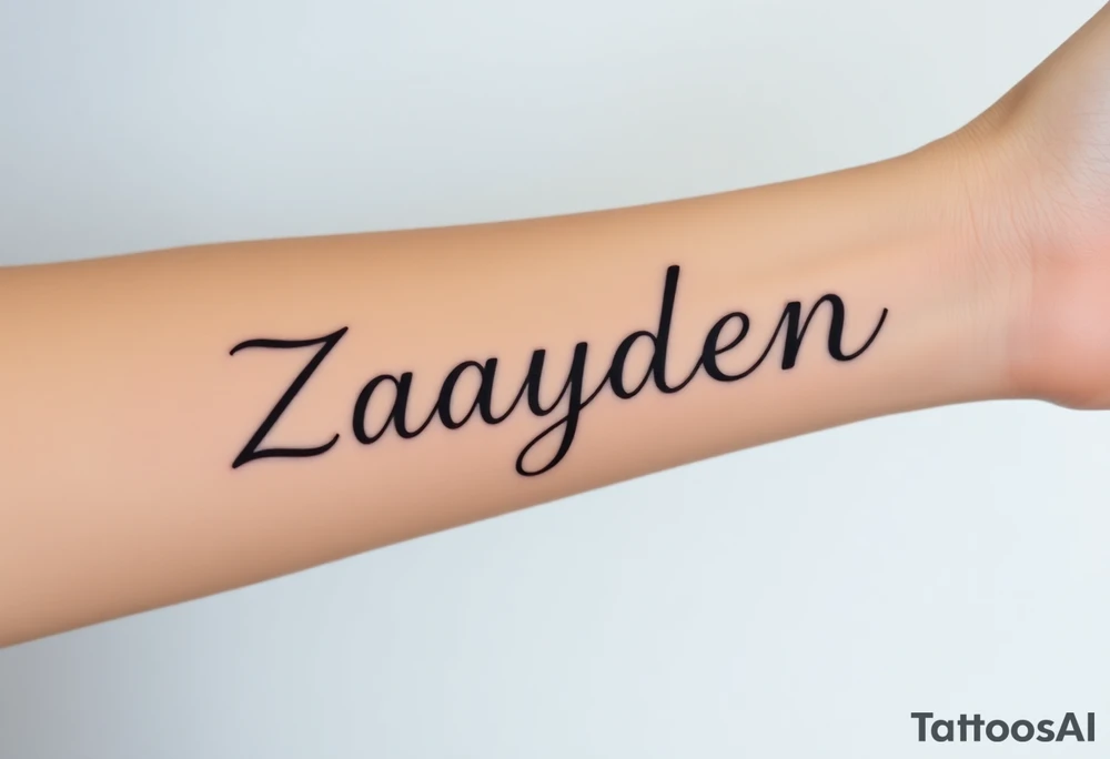 Zayden tattoo idea