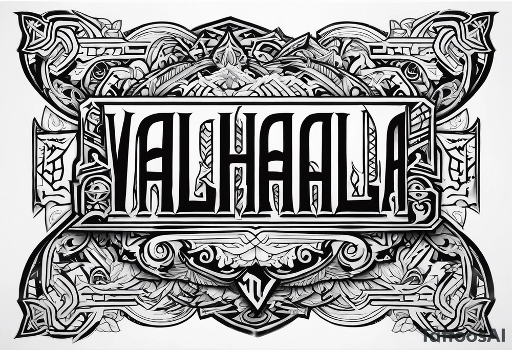 Valhalla tattoo idea