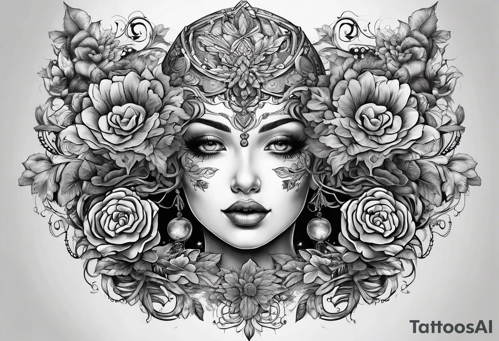 Brain, healthy, sick tattoo idea
