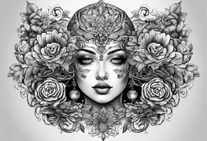 Brain, healthy, sick tattoo idea