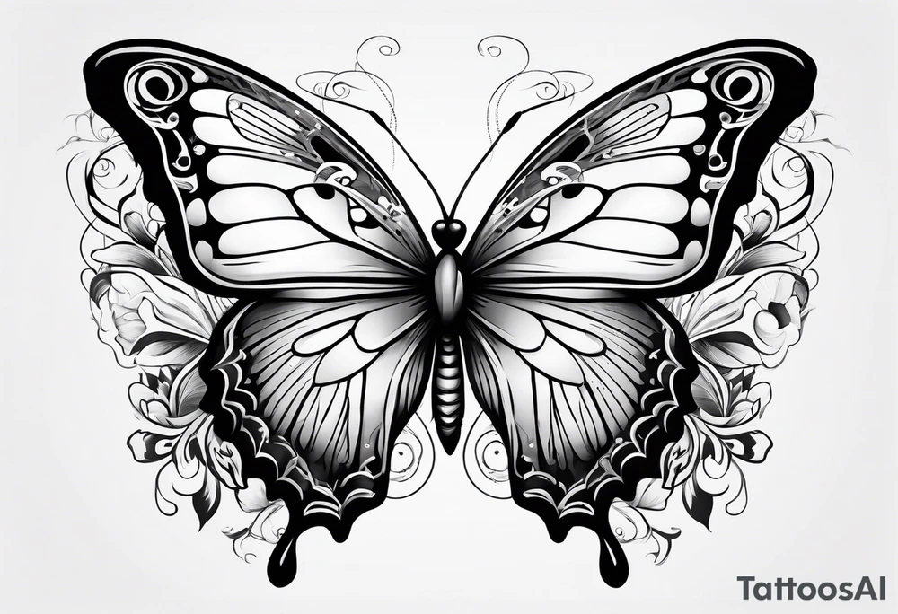 butterflies tattoo idea