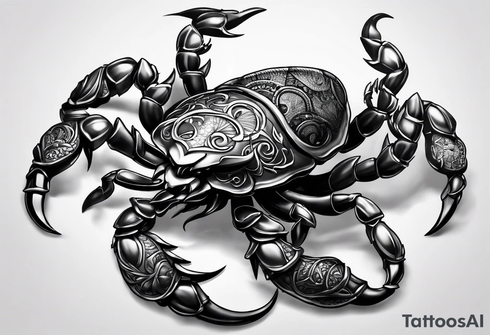 scorpio tattoo idea