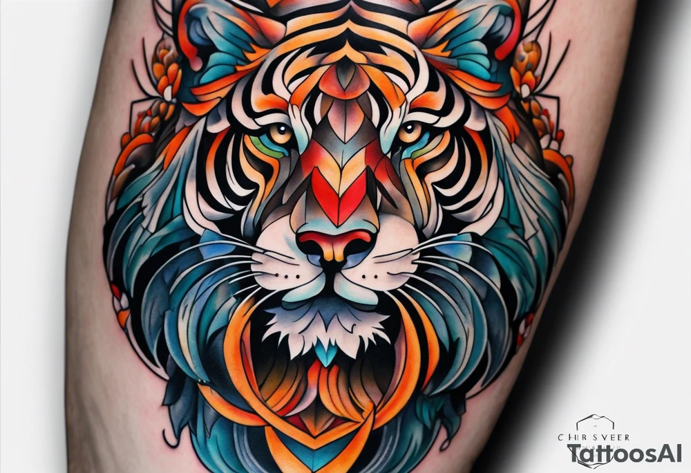 Knee tattoo tattoo idea