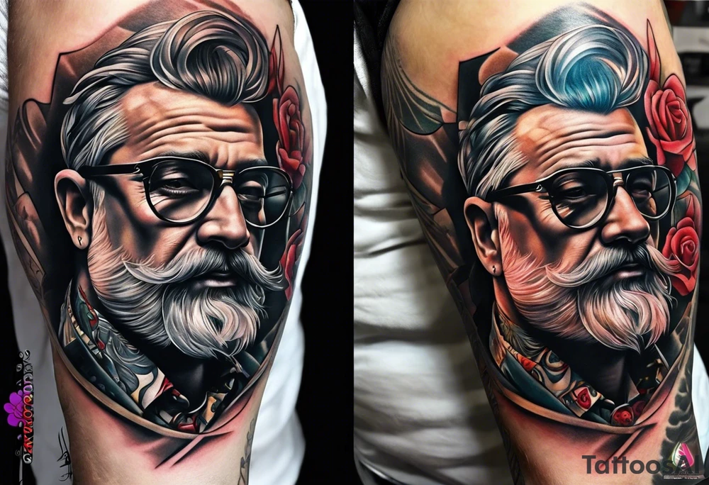 father memorial tattoo.. tattoo idea