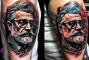 father memorial tattoo.. tattoo idea