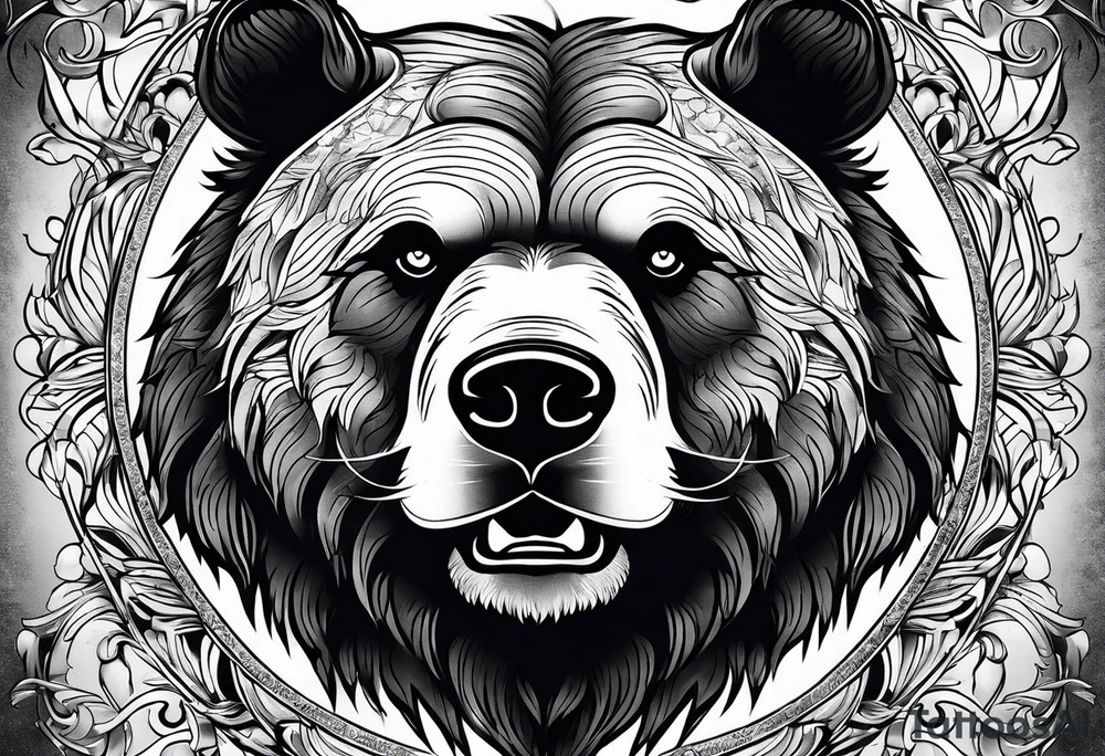 urso com fome tattoo idea