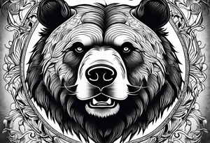 urso com fome tattoo idea