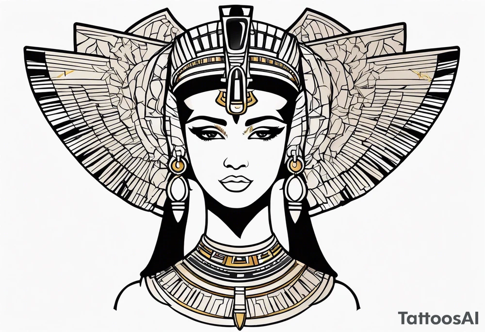 Cleopatra tattoo idea