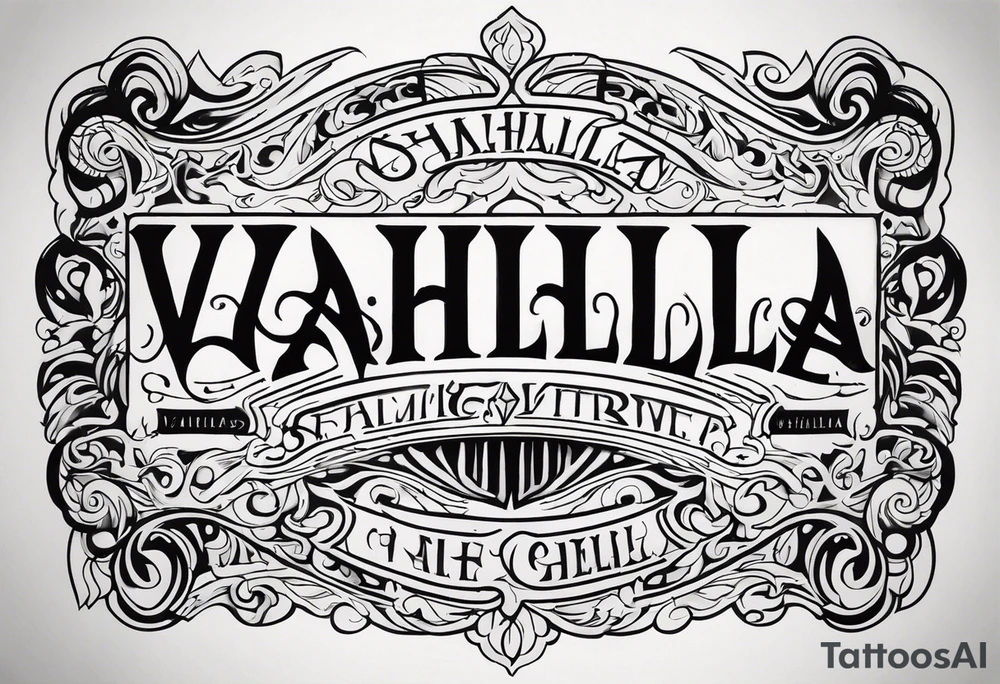 Valhalla tattoo idea