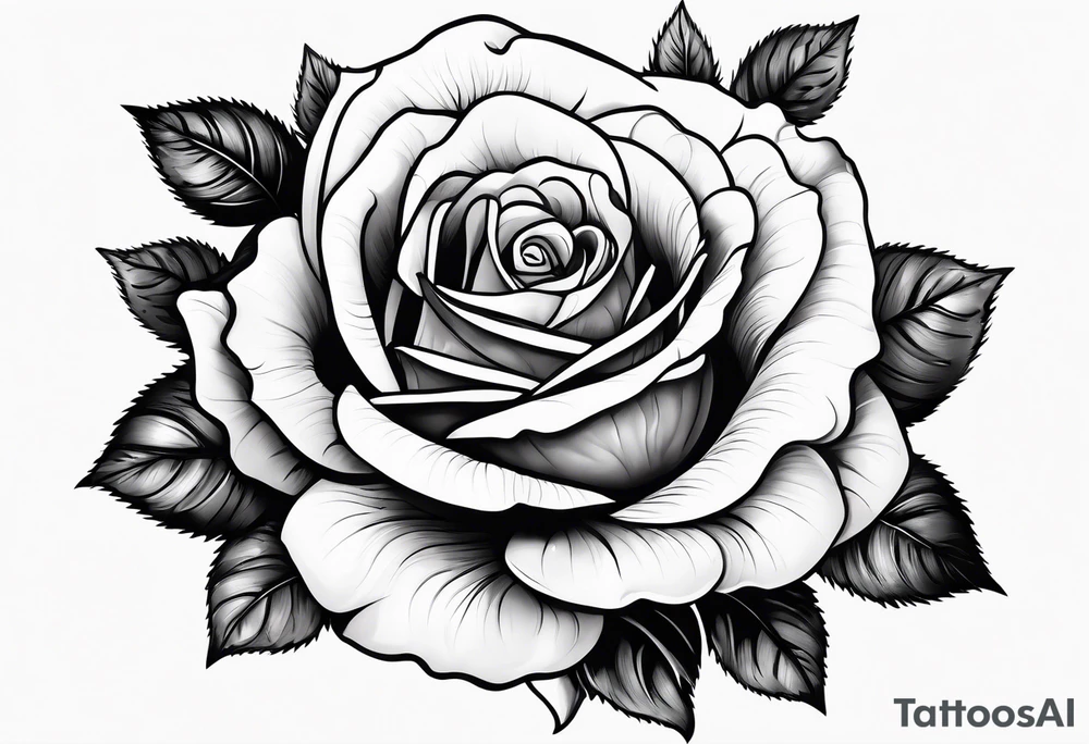 A rose tattoo idea