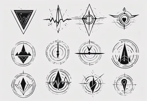 ECG signal tattoo idea