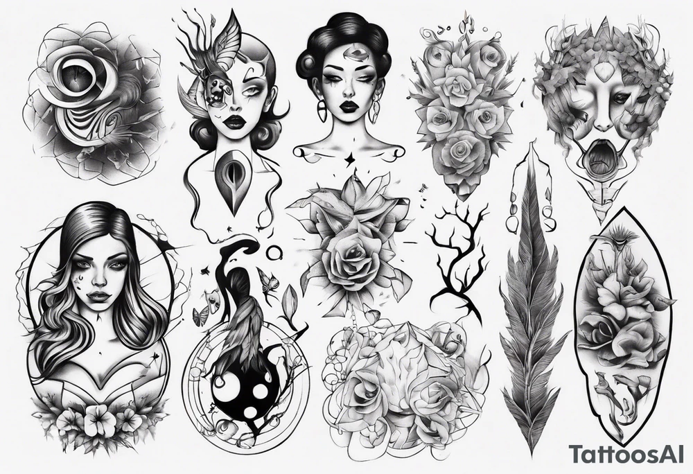 Female tattoo idea