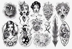Female tattoo idea