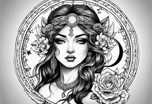 Gemini zodiac tattoo idea