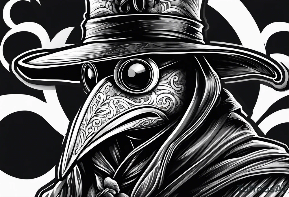 plague doctor tattoo idea