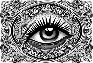 Slavic one eyed, one legged spirit that causes bad luck tattoo idea
