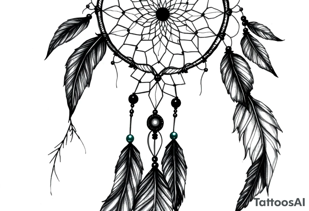 Dreamcatcher tattoo idea